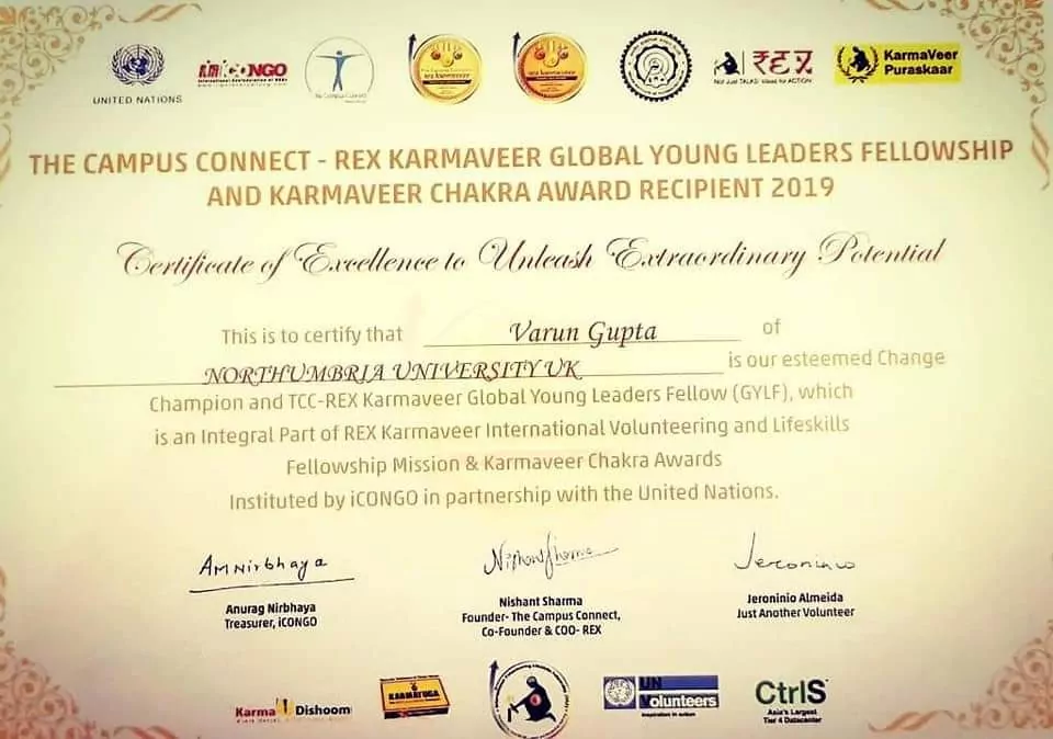 Global Young Leaders Fellow Award (GYLF)
